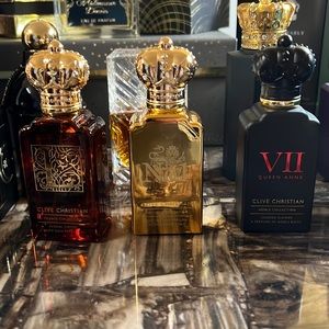 Clive, Christian NICHE fragrance three bottles 50 ML each unisex 100% authentic